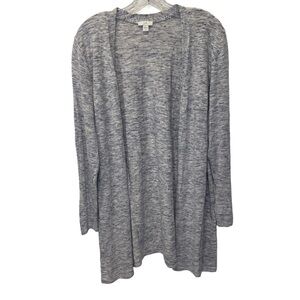 J. Jill Blue/Gray Women's Cardigan Sweater Size Large Petite